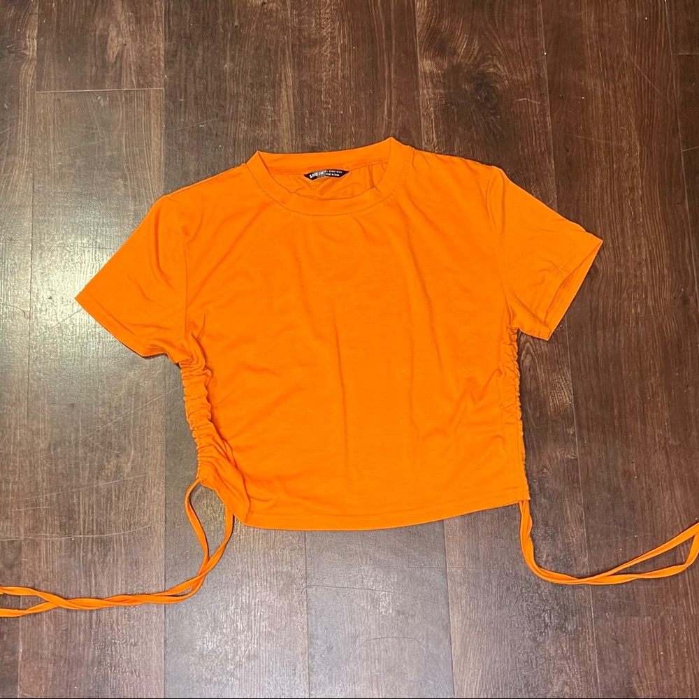 Shein Orange Crop Top